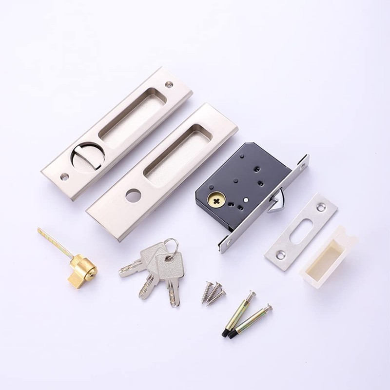 HOCONNIE Handle for Door Lock Door Handle Sets Pocket Door