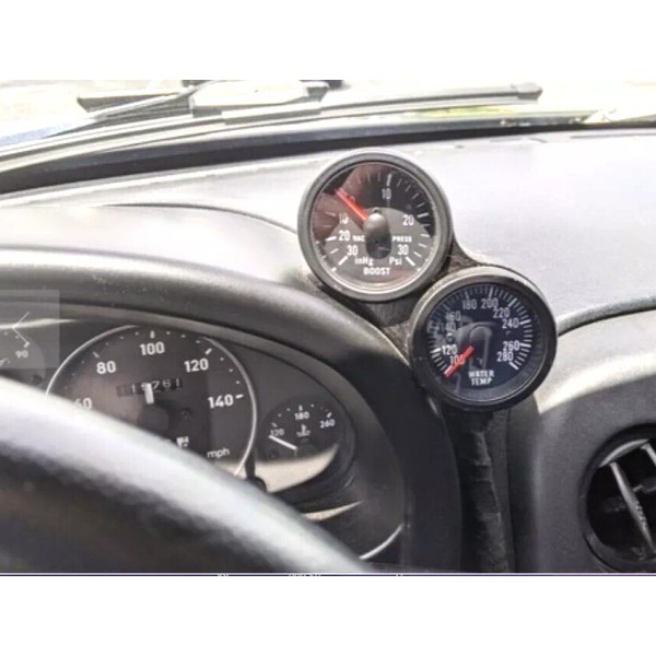 Mazda 99 05 Mazda Miata Dash Cluster Trim 52mm Dual