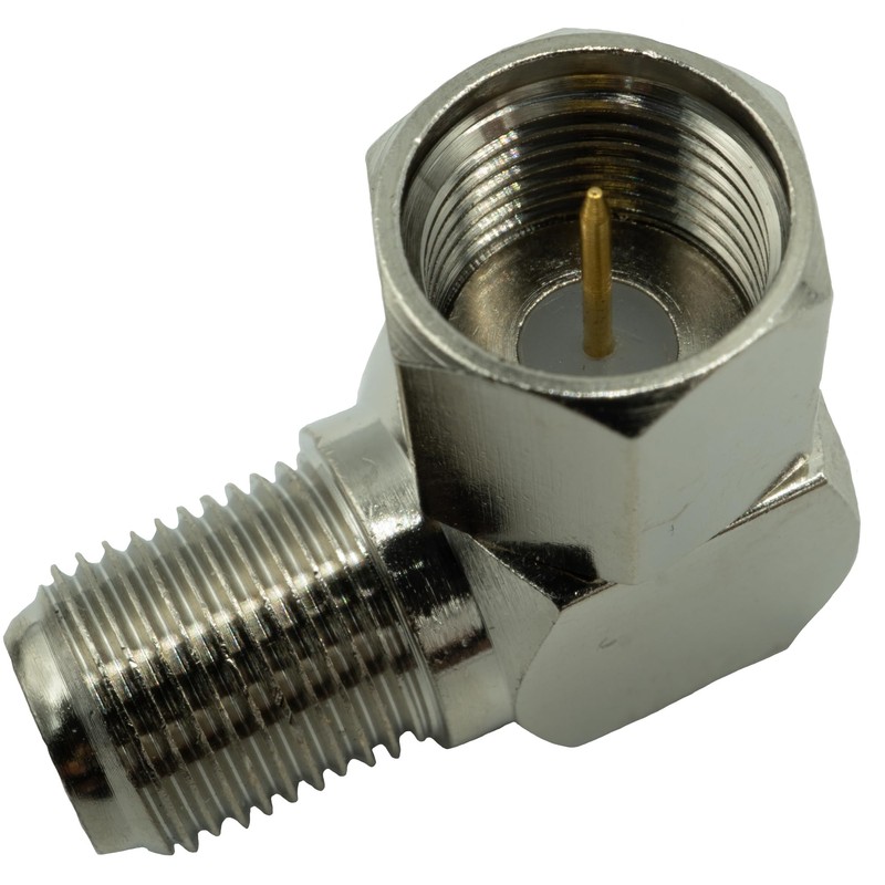 SSA Service F-LN2P F-Type L-Shaped Contact Plug (Screw Type), 2