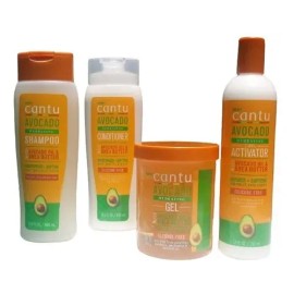 Kit Cantu Aguacate Shampoo+acondicionador+gel+crema Peinar