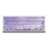 JSJT Purple Rose Theme Side Printed Keycaps, 74 Keys PBT