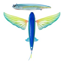 Nomad Design Slipstream 140 Flying Fish 5-1/2" Floating Lure - Ahi Ghost
