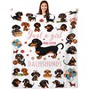 Dachshund Blanket Gifts, Dachshund Blanket for Women, Dachshund Lovers Gifts,