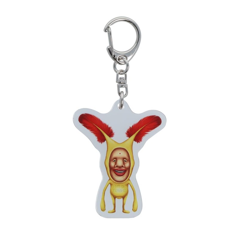 Sunstar Bungu Kobito Zukan Key Holder, Acrylic, C Pattern S8347298