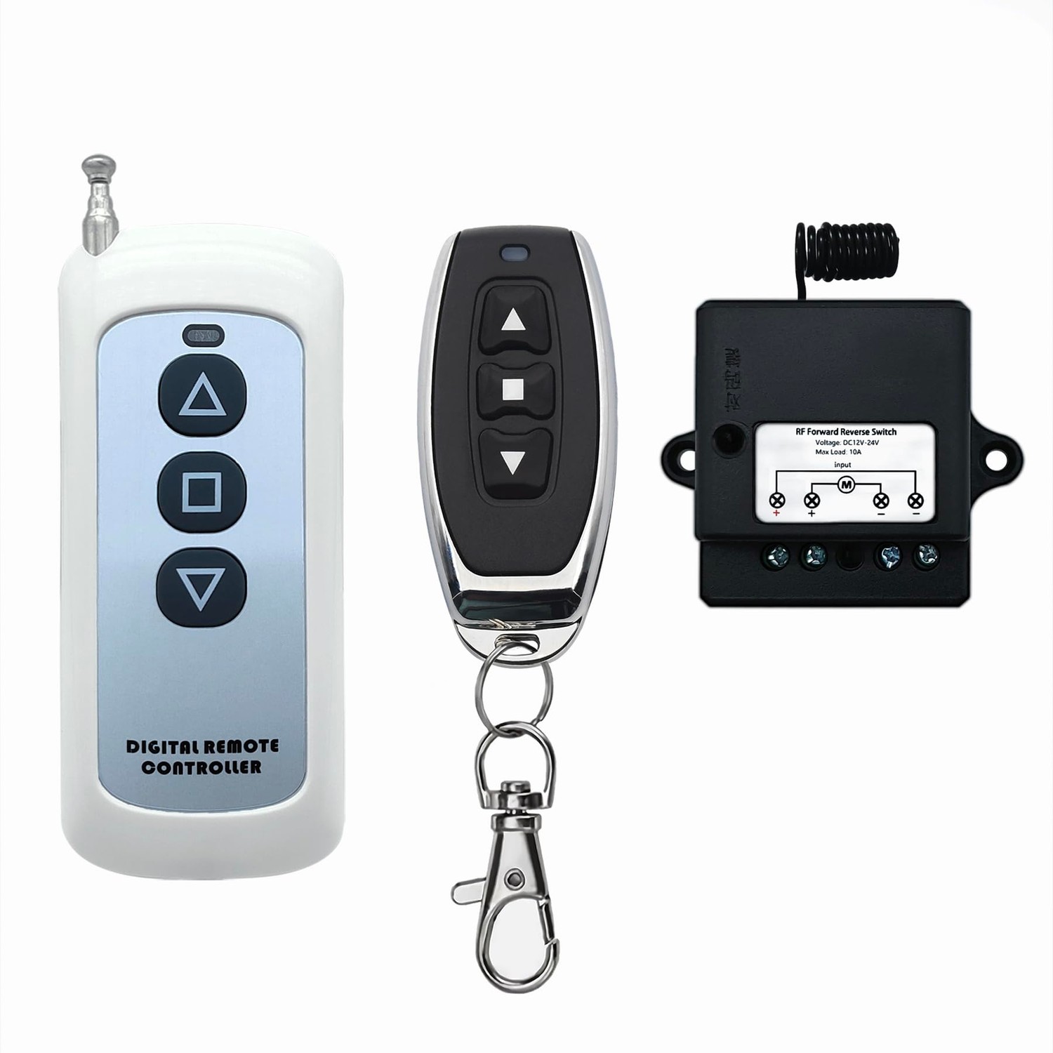 GUIRUIMOON Forward and Reverse Remote Control Switch up to 168 FT, 12V ...
