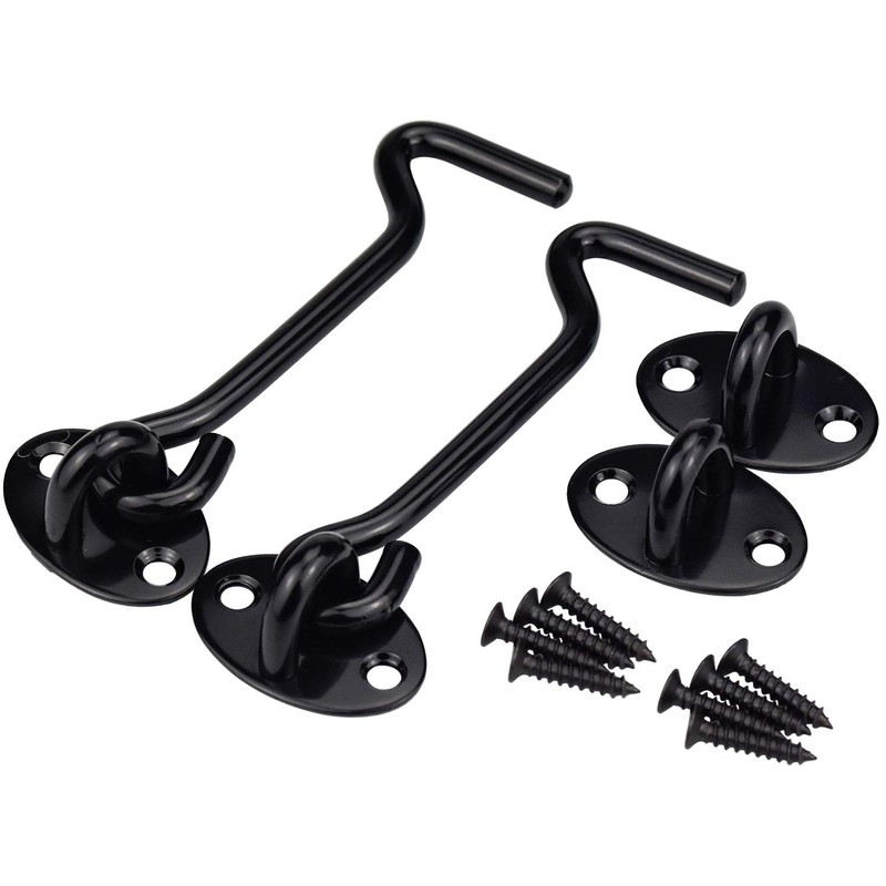 Door Hook Lock 100mm Stainless Steel Barn Door Lock, Cabin