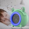 Kids Alarm Clock Cartoon Animal Shaped Gentle Music Night Light
