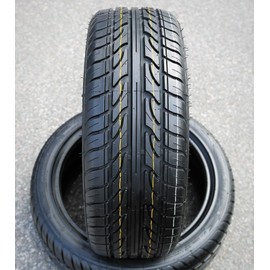 Set of 2 (TWO) Haida Racing HD921 Summer Performance Radial Tires-195/45R15 195/45/15 195/45-15 78V Load Range SL 4-Ply BSW Black Side Wall