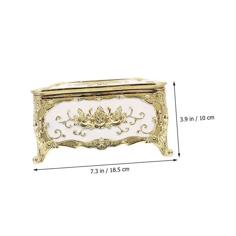 LABRIMP Elegant European Style Tissue Holder Trimmed Fashion Tissue Box