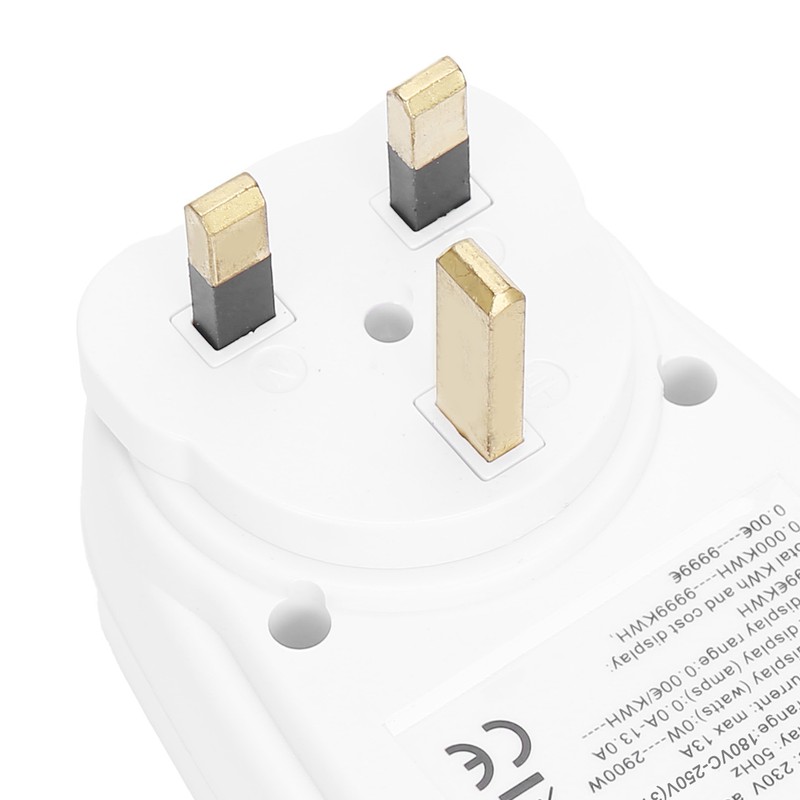 Power Metering Socket Electricity Usage Monitor Voltage Current Meter with