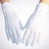 Parade Honor Guard Finger White Mittens Hands Protector Formal Gloves