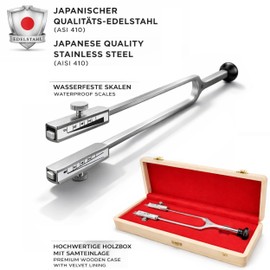 Rydel-Seiffer Tuning Fork Removable Damper C128/64Hz Scales Waterproof