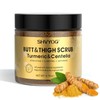 Butt Scrub Wash, Butt Scrub Exfoliator with Turmeric & Centella for Thigh Acne, Ingrown Hair, Bikini, Razor bump, Cellulite Clearing