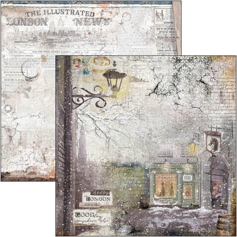 Ciao Bella London's Calling 8"x8" Paper Pad 190gsm