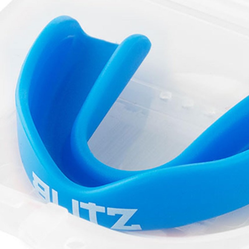 Blitz Single Layer Mouth Guard - Blue - Senior