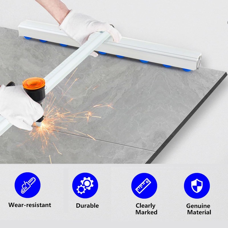 SUDEG 60cm T-Shaped Glass Cutting Tool,T Type Push Glass Cutter,