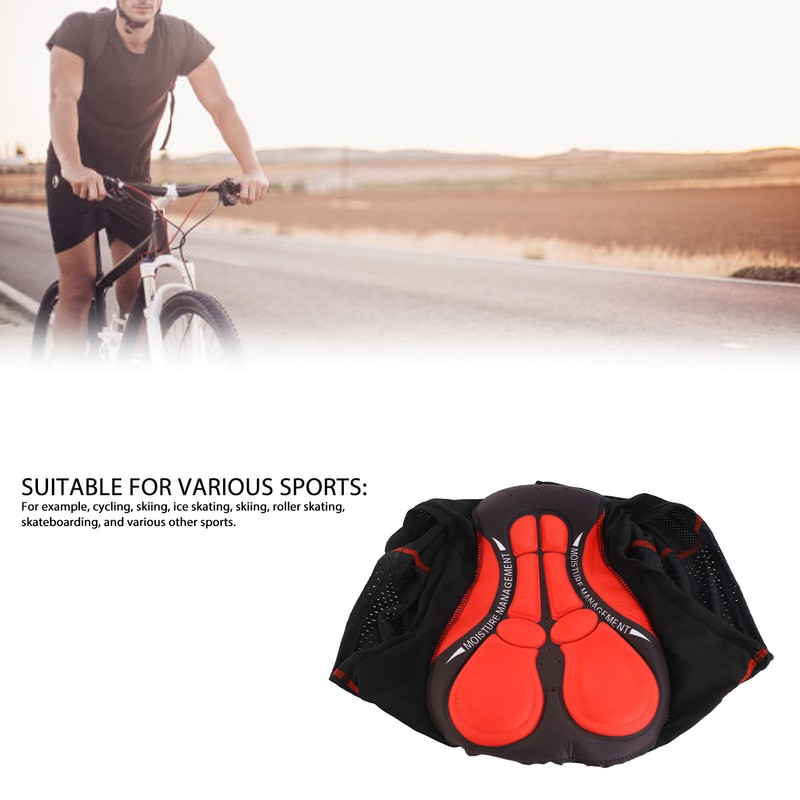 Padded Cycling Underwear Shorts Shock Absorption Breathable Fast Drying Riding