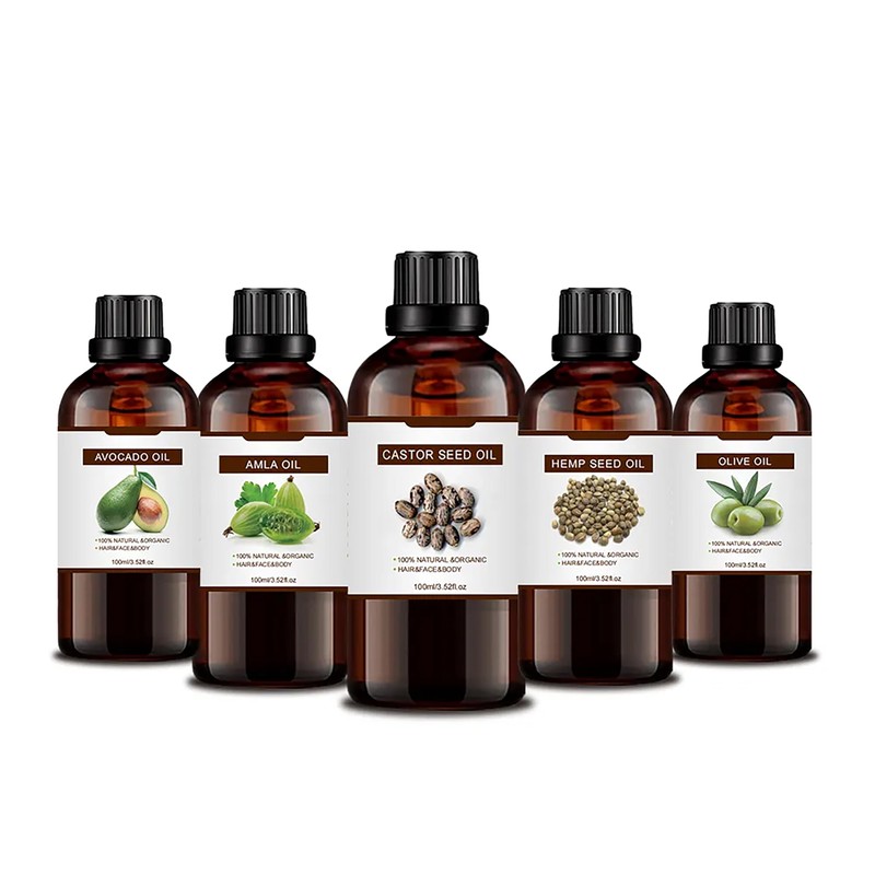 100% Pure Castor Essential Oil for Hair Growth,Non-GMO High Oleic