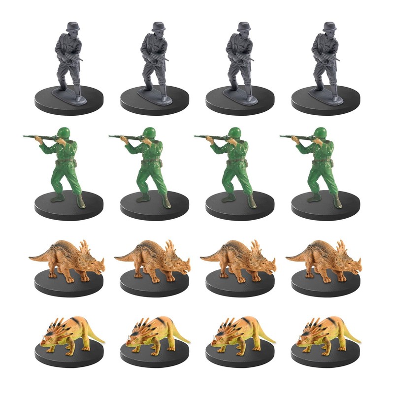 Jianwen Miniature Magnetic Model Bases 0.98inch 60pcs - Perfect for