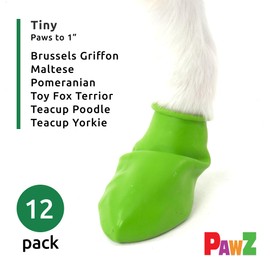 Pawz Pawz Dog Boot Tiny (12) Green(Lime green) Tiny