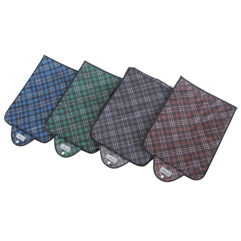 MARUTO D-2RCH2850 Thick 2-Tier Checkered Basket Cover, Check Green