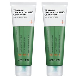 Mediheal Tea Tree Trouble Soothing Cleansing Foam, 120ml, 2 pieces / 메디힐 티트리 트러블진정 클렌징폼, 120ml, 2개