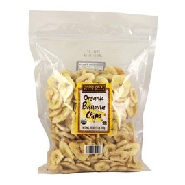 Trader Joe's Dried Fruit Organic Banana Chips - 1 lb (16 oz)