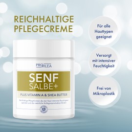 Provilea Mustard Ointment Rich Care Cream with Vitamin A and Shea Butter 100 ml per Tin 1 x