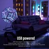 Acogedor Dodecahedron Light, USB 3D Cube Light, LED Desk Table