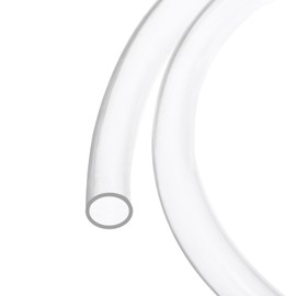 MECCANIXITY Clear PVC Tubing 1" ID 1 1/8" OD Plastic PVC Tube Flexible Water Hose 25ft for Industrial Tubing, Aquariums, 25.4mm x 29mm