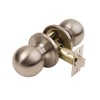 Excel Architectural Passage Bala Knobset with Adjustable Latch, Satinless, Satin