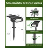 EZVALO Solar Spot Lights Outdoor Waterproof IP67, 3 Lighting Modes