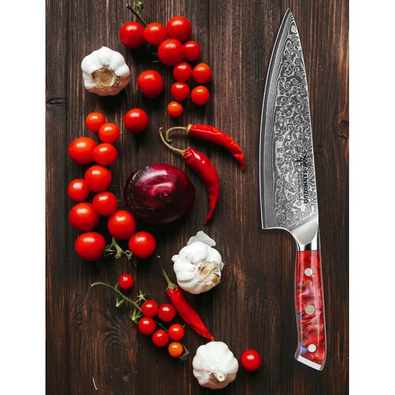 SANMUZUO Chef Knife - 8 inch - Xuan Series -