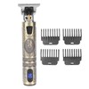 Electric Hair Trimmer Clipper USB Portable Professional Retro Hair Cutting