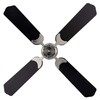 RecPro RV Ceiling Fan | 12V | 42" Brushed Nickel/Rubbed