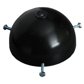 Plastic Oddities MV34 Roof Vent Cap Helps Keep Out Leaves, Debris, Flying Insects, Animals Used on Roof Vents & Portable Toilet Vents Fits 3" or 4" Pipe Bolts onto Pipe