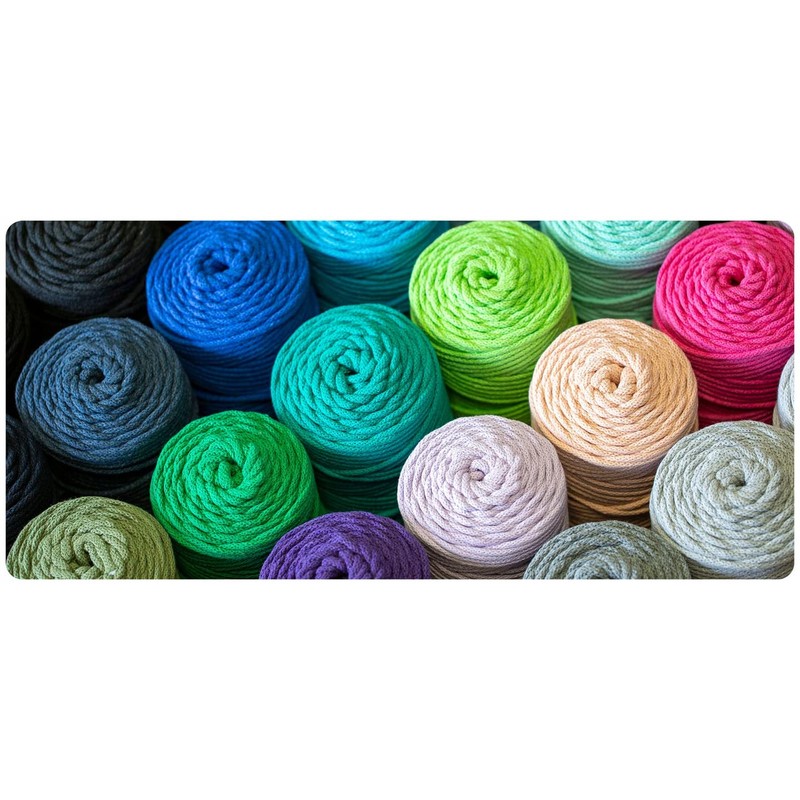 WAS Cotton Cord with Polyester Core 9 mm 50 m