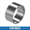 A ABSOPRO Motorcycle Exhaust Air Muffler Pipe Gasket 55mm Inner