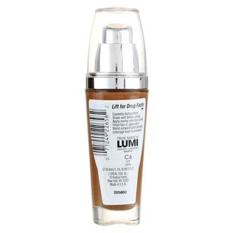 L'Oreal Paris True Match Lumi Healthy Luminous Makeup, C6 Soft