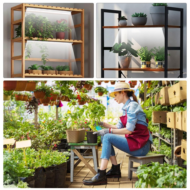 SDOVUERC 16'' 6 Bars Grow Light Strips for Indoor Plants