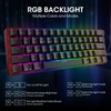 KOORUI 60% Gaming Keyboards, 61 Keys Wired Ultra-Compact Mechanical Keyboard