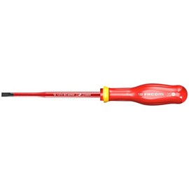 FACOM AT6.5X150TVE Screwdriver PROTWIST Slim 1000 Volts Insulated 1000 Volts for Slotted Screws