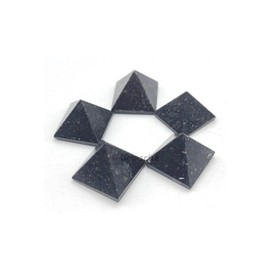 GEMSCITE Larvikite - 1" Pyramids Crystal Reiki Vaastu Healing Stones, Meditation, Chakra Balancing & Crystal Pyramids Grid - 25 mm
