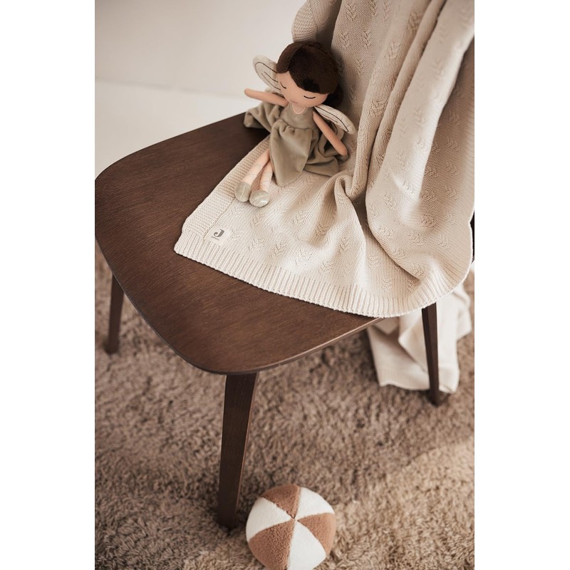 Jollein 516-511-67047 Babydecke Strick Grain Knit Oatmeal beige (75x100 cm)