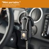 AirTag Holder Waterproof,AirTag Waterproof Case with Wire Cable for Luggage,Keys,Backpack