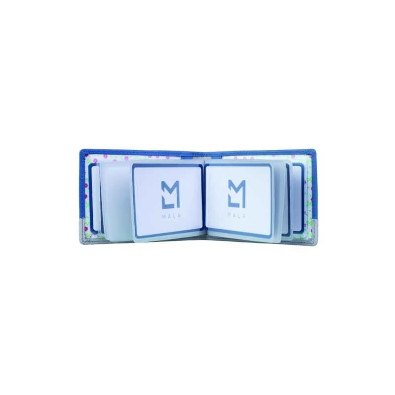 Mala Leather Peek a Boo Cats Travel/Credit Card Holder RFID