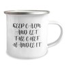 Funny Chef Camping Mug Gifts from Friends to Men or