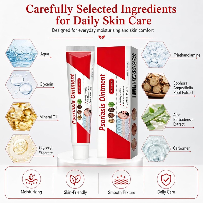 2 Pcs Herbal Moisturizing Cream,Soothing Cream,Lightweight Botanical Formula for Daily