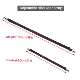 JAKAGO DIY Crossbody Handbag Strap with Buckles,Microfiber Leather Replacement Belt Adjustable Shoulder Bag Accessories Straps for Crossbody Strap Purse Strap Spare Strap(80-150cm)