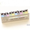 Black Kitty Cat Mini 150 Pages Bookmark Post Index Tab Sticky Notes